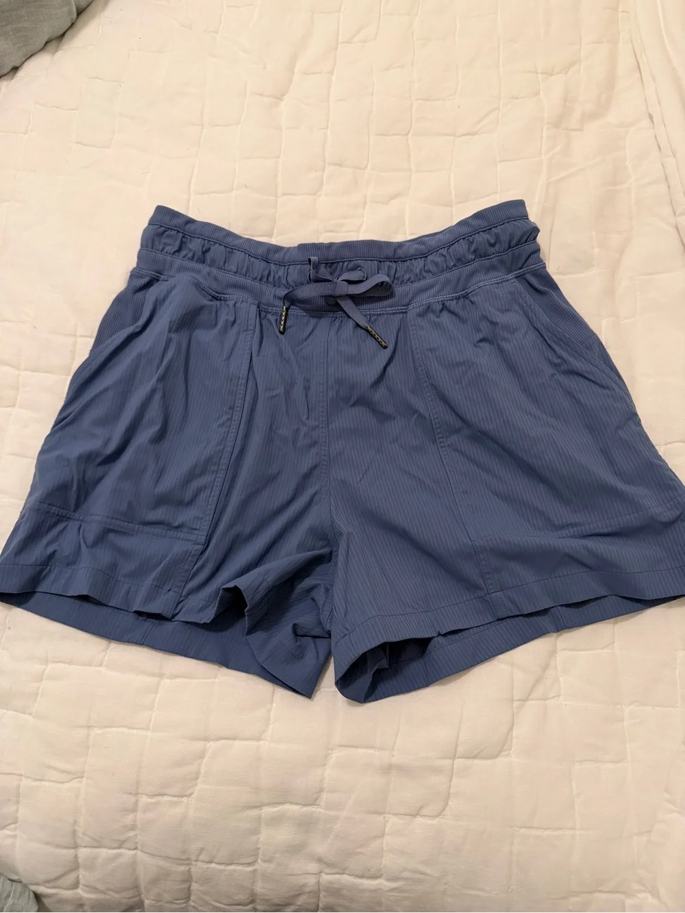 lululemon athletica Slate Blue Athletic Drawstring Shorts